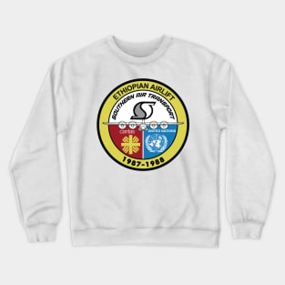 The PARANOIA CIA Airlines Collection: Southern Air Transport: Ethiopian Airlift Crewneck Sweatshirt